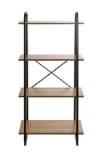 HAKU Möbel Regal aus Holzwerkstoff Kippschutz in Braun, 60 x 36 cm, H 128 cm