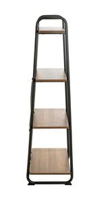 HAKU Möbel Regal aus Holzwerkstoff Kippschutz in Braun, 60 x 36 cm, H 128 cm