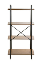 HAKU Möbel Regal aus Holzwerkstoff Kippschutz in Braun, 60 x 36 cm, H 128 cm
