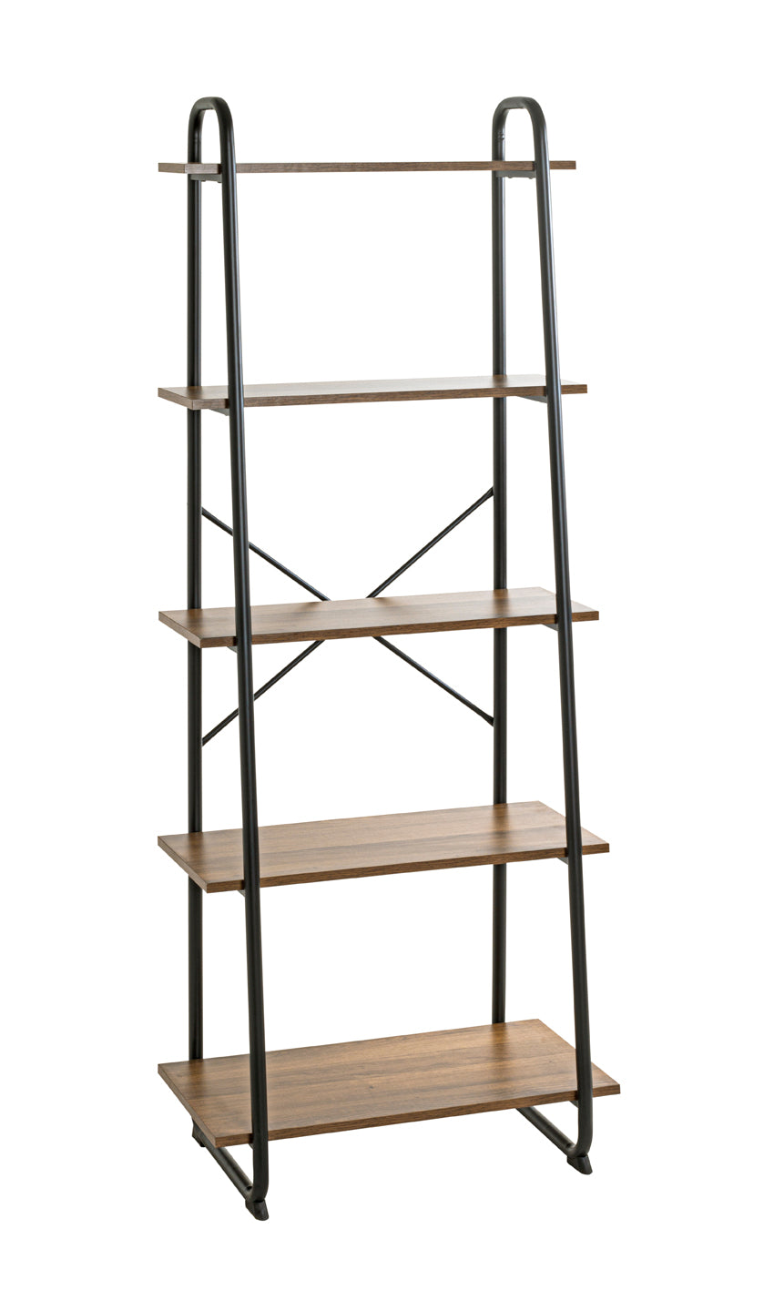 HAKU Möbel Regal aus Holzwerkstoff Kippschutz in Braun, 60 x 36 cm, H 164 cm