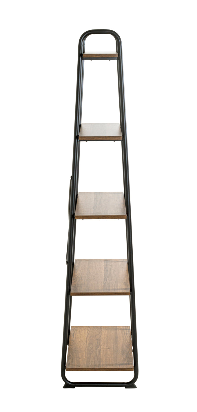 HAKU Möbel Regal aus Holzwerkstoff Kippschutz in Braun, 60 x 36 cm, H 164 cm