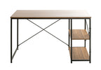 HAKU Möbel Schreibtisch aus Holzwerkstoff kratzunempfindlich in Braun 120 x 60 x 74 cm