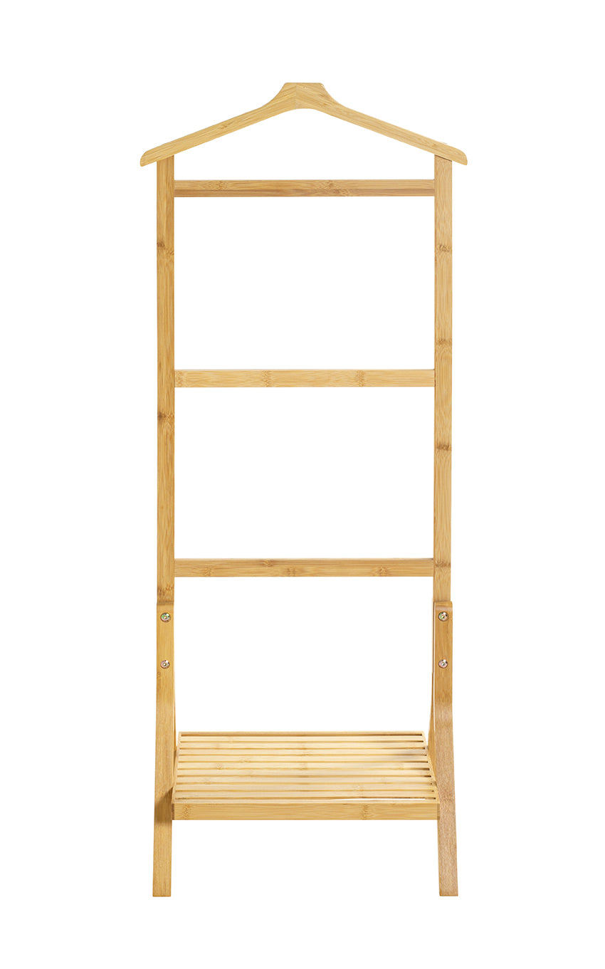 HAKU Möbel Herrendiener aus Bambus in Natur 46 x 28 x 115 cm