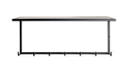 HAKU Möbel Wandgarderobe aus Metall in Schwarz B 30-60 cm H 10-25 cm, 60 x 25 cm, H 25 cm