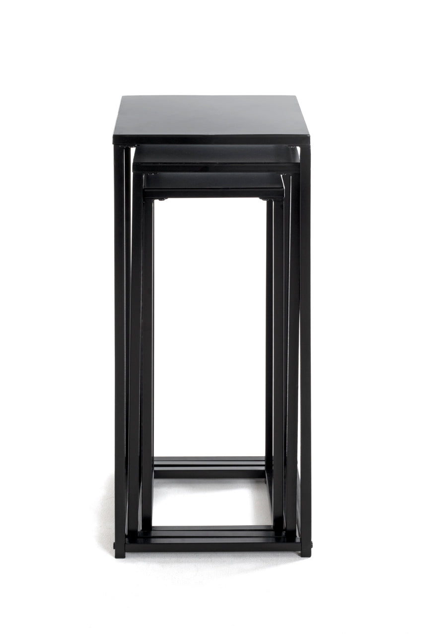 HAKU Möbel Blumensäule aus Metall in Schwarz