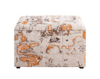 HAKU Möbel Sitztruhe aus Textil gepolstert in Beige
