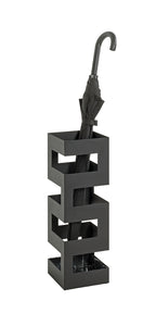 HAKU Möbel Schirmständer aus Metall 16 x 16 x 48 cm in Schwarz