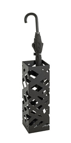 HAKU Möbel Schirmständer aus Metall 16 x 16 x 48 cm in Schwarz