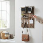 HAKU Möbel Memoboard aus Massivholz in Braun