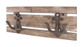 HAKU Möbel Garderobenleiste aus Massivholz in Braun B 36-66 cm H 14 cm, 36 x 7 cm, H 14 cm