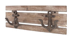 HAKU Möbel Garderobenleiste aus Massivholz in Braun B 36-66 cm H 14 cm, 36 x 7 cm, H 14 cm