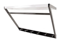 HAKU Möbel Wandgarderobe aus Metall in Anthrazit 60 x 29 x 40 cm