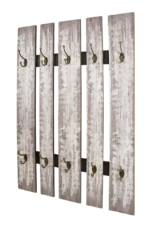 HAKU Möbel Wandgarderobe aus MDF 65 x 9 x 100 cm in Grau