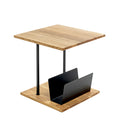HAKU Möbel Beistelltisch aus Massivholz in Braun 45 x 45 x 45 cm