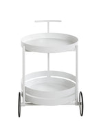 HAKU Möbel Servierwagen aus Metall 42 x 62 cm in Weiss