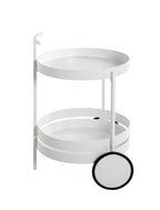 HAKU Möbel Servierwagen aus Metall 42 x 62 cm in Weiss
