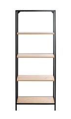 HAKU Möbel Regal aus MDF kratzbeständig in Braun 64 x 35 x 167 cm