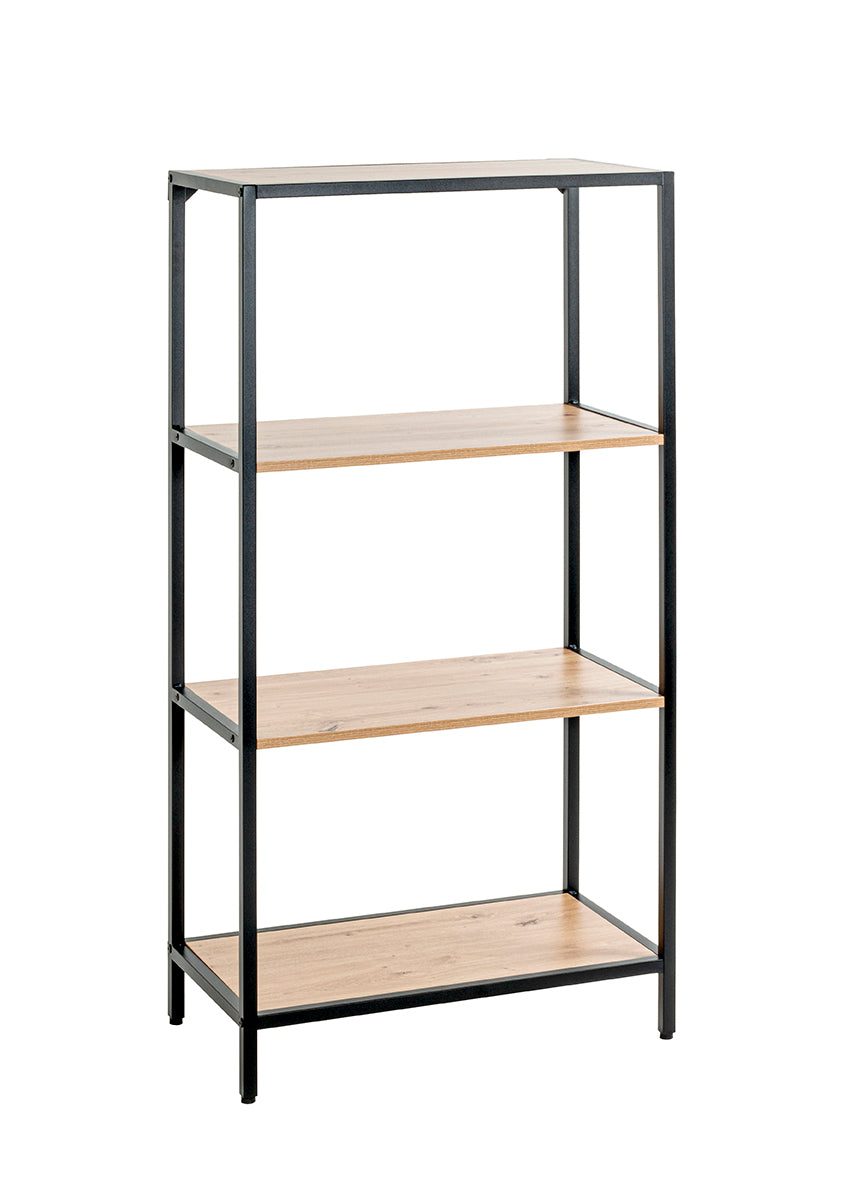 HAKU Möbel Regal aus MDF kratzbeständig in Braun 64 x 35 x 129 cm