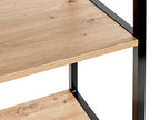 HAKU Möbel Regal aus MDF kratzbeständig in Braun 64 x 35 x 129 cm