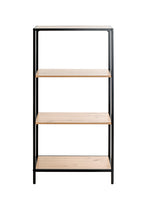 HAKU Möbel Regal aus MDF kratzbeständig in Braun 64 x 35 x 129 cm