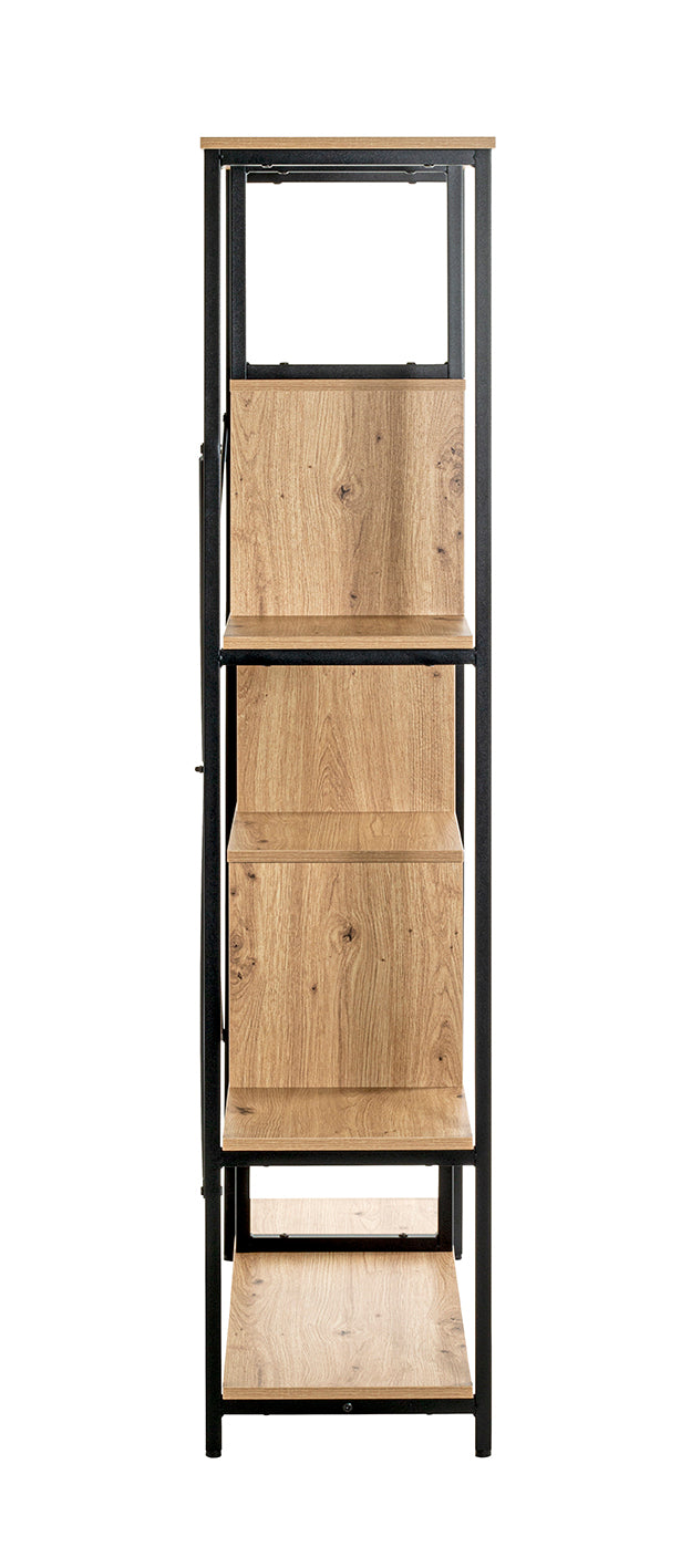 HAKU Möbel Regal aus MDF kratzbeständig in Braun 84 x 35 x 163 cm