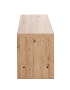 HAKU Möbel Schuhbank aus MDF kratzbeständig in Braun in Eiche, Schwarz (Eiche hell)