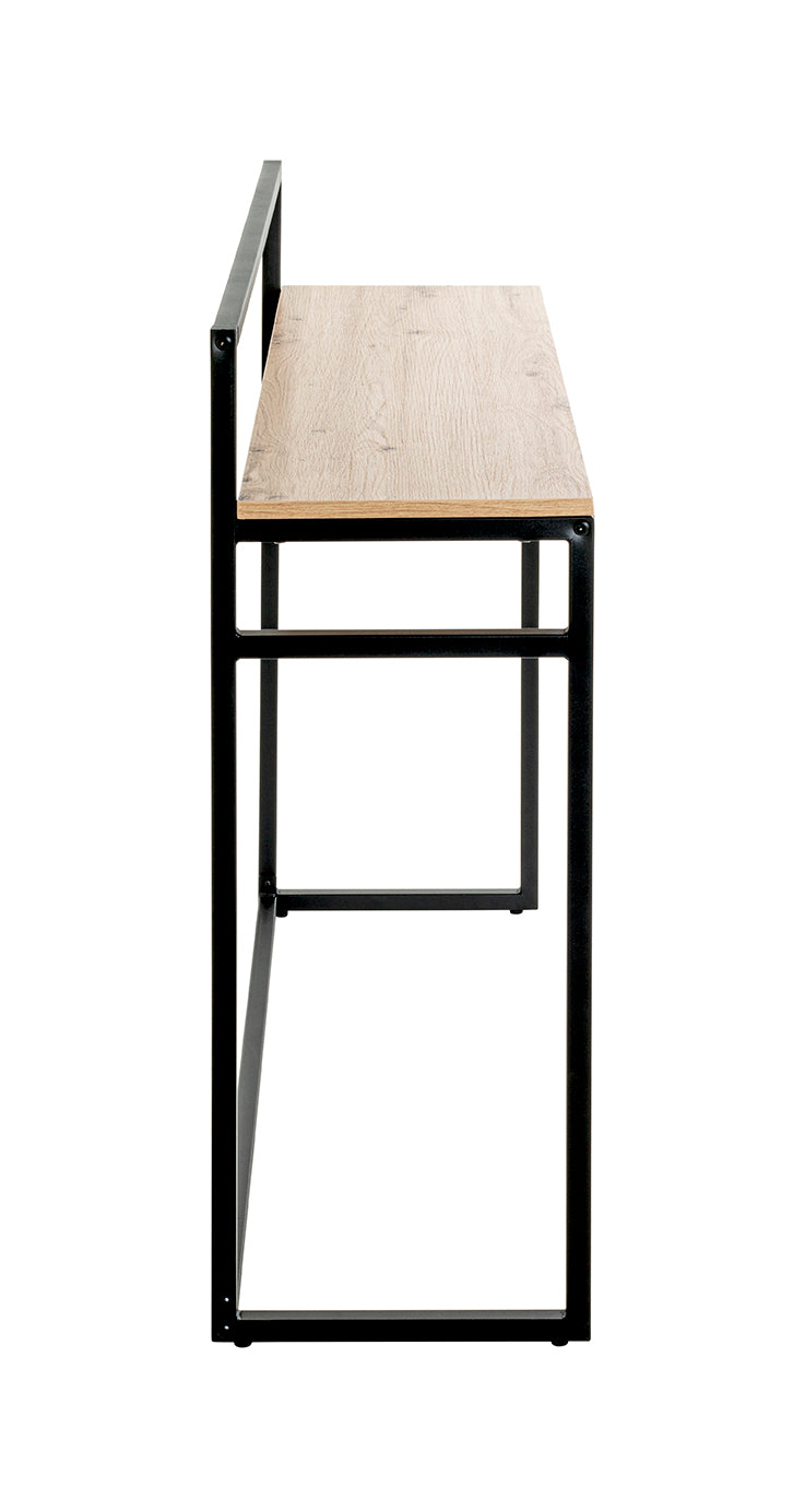 HAKU Möbel Konsole aus MDF kratzbeständig in Braun 100 x 30 x 89 cm