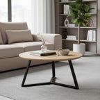 HAKU Möbel Couchtisch aus MDF Schweizer Kante in Braun