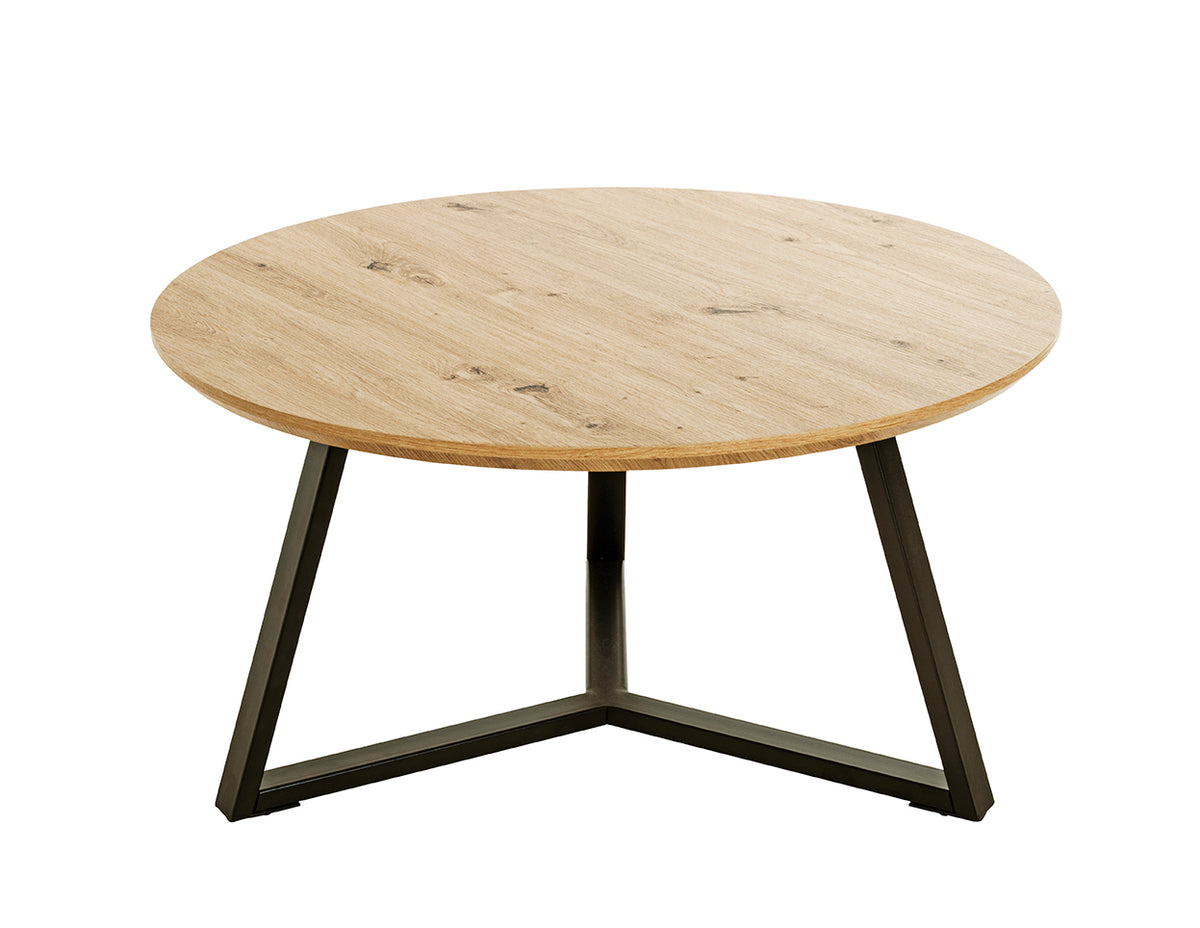 HAKU Möbel Couchtisch aus MDF Schweizer Kante in Braun