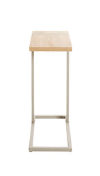 HAKU Möbel Beistelltisch aus Holzwerkstoff Füsse höhenverstellbar in Braun 24 x 49 x 64 cm