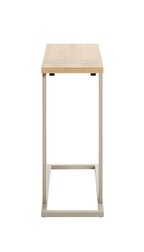 HAKU Möbel Beistelltisch aus Holzwerkstoff Füsse höhenverstellbar in Braun 24 x 49 x 64 cm
