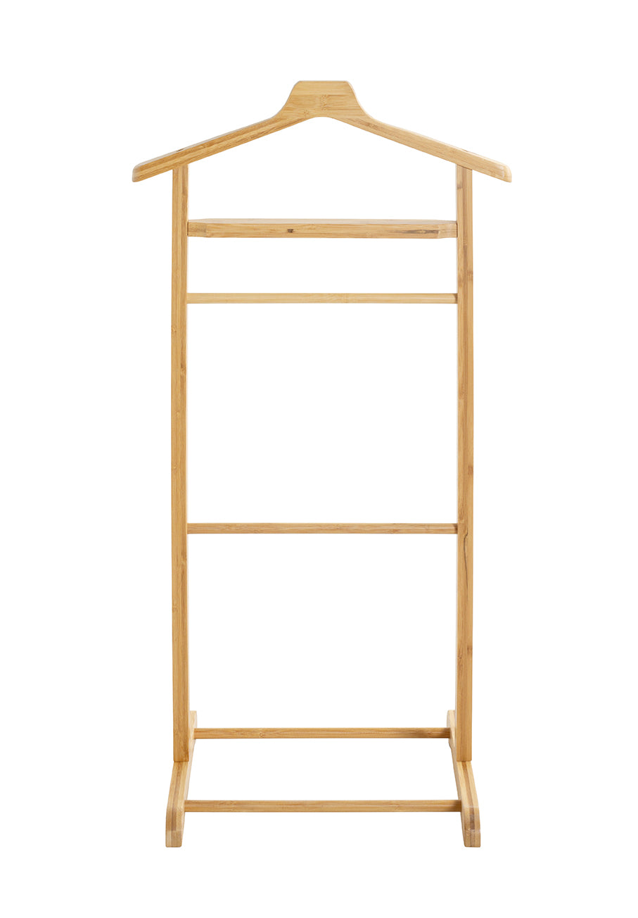 HAKU Möbel Herrendiener aus Bambus in Natur 48 x 36 x 97 cm