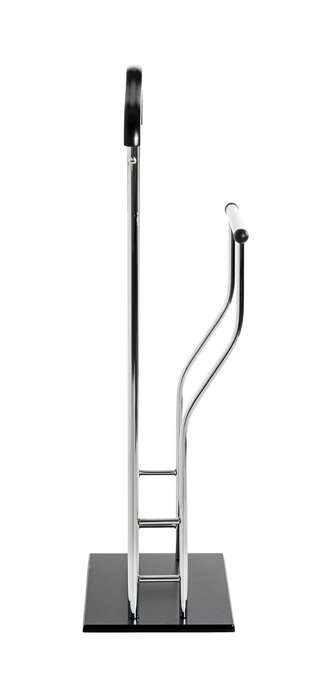 HAKU Möbel Herrendiener aus Metall in Silber in Chrom, Schwarz