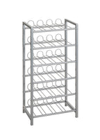 HAKU Möbel Flaschenregal aus Metall in Grau 34 x 22 x 72 cm
