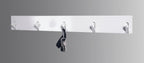 HAKU Möbel Garderobenleiste aus MDF B 44-82 cm H 10 cm, 82 x 2 cm, H 10 cm in Weiss