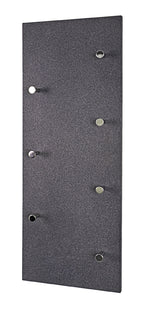 HAKU Möbel Wandgarderobe aus MDF 80 x 6 x 30 cm in Chrom, Granitoptik