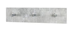 HAKU Möbel Garderobenleiste aus MDF in Grau 34 x 5 x 8 cm
