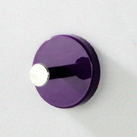 HAKU Möbel Garderobenhaken aus MDF in Brombeer, Chrom