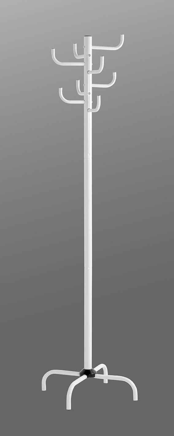 HAKU Möbel Garderobenständer aus Metall in Weiss 37 x 180 cm