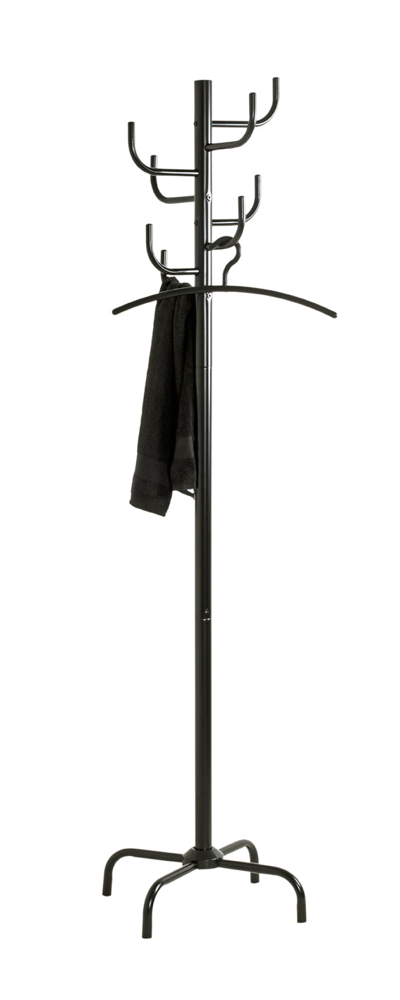 HAKU Möbel Garderobenständer aus Metall 37 x 180 cm in Schwarz