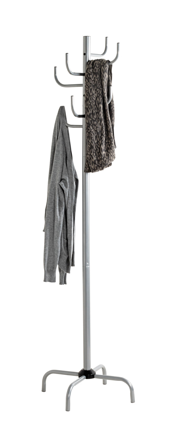 HAKU Möbel Garderobenständer aus Metall in Grau 37 x 180 cm