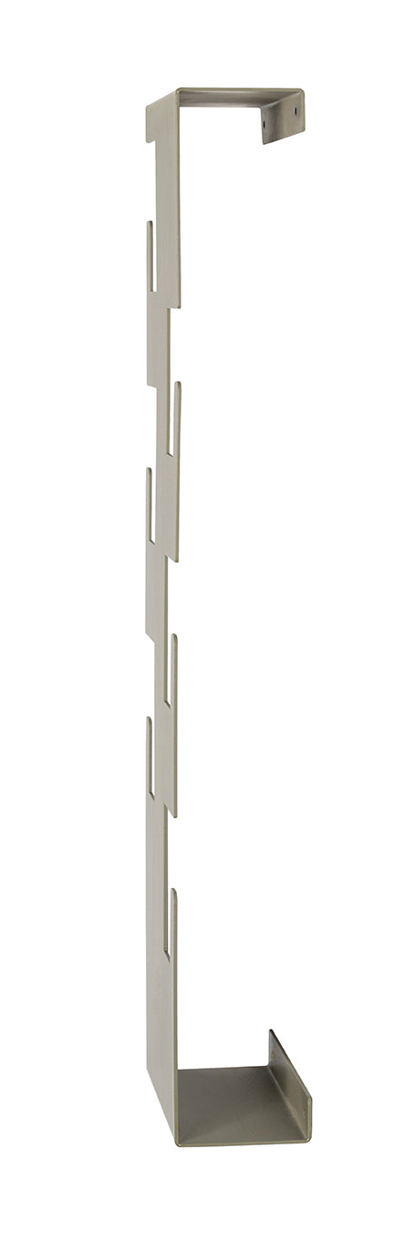 HAKU Möbel Wandgarderobe aus Metall 15 x 8 x 60 cm in Grün (Schilfgrün)