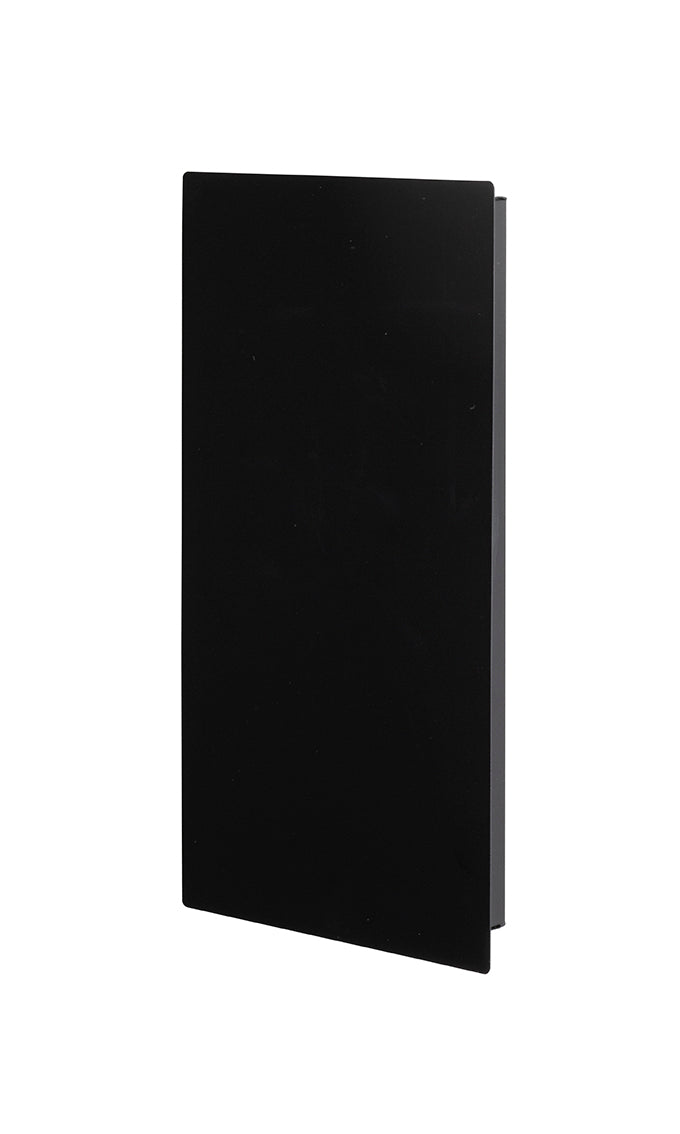 HAKU Möbel Schlüsselkasten aus Metall 20 x 4 x 40 cm in Schwarz
