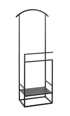 HAKU Möbel Herrendiener aus Metall in Schwarz 47 x 26 x 128 cm