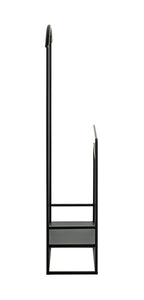 HAKU Möbel Herrendiener aus Metall in Schwarz 47 x 26 x 128 cm