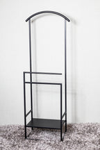 HAKU Möbel Herrendiener aus Metall in Schwarz 47 x 26 x 128 cm