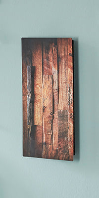 HAKU Möbel Schlüsselkasten aus Metall in Braun 20 x 4 x 40 cm