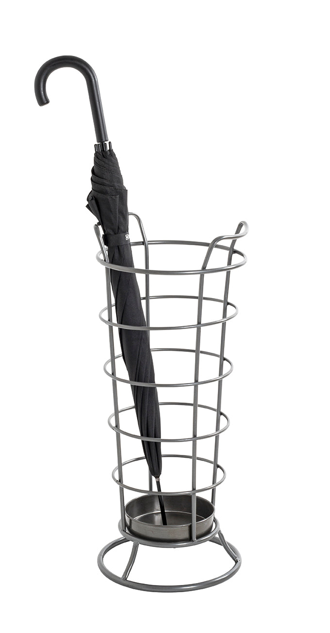 HAKU Möbel Schirmständer aus Metall in Anthrazit 27 x 65 cm