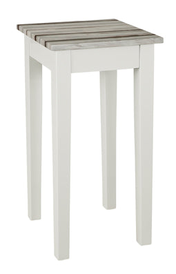 HAKU Möbel Beistelltisch aus MDF in Grau 30 x 30 x 61 cm