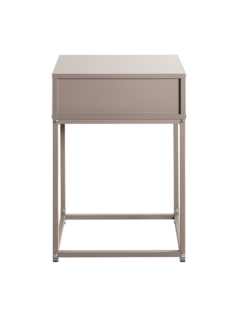 HAKU Möbel Konsole aus Holzwerkstoff kratzbeständig in Beige 40 x 28 x 60 cm